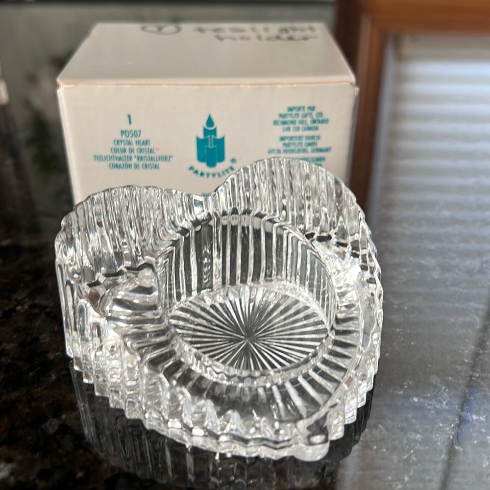 Partylite Crystal Heart